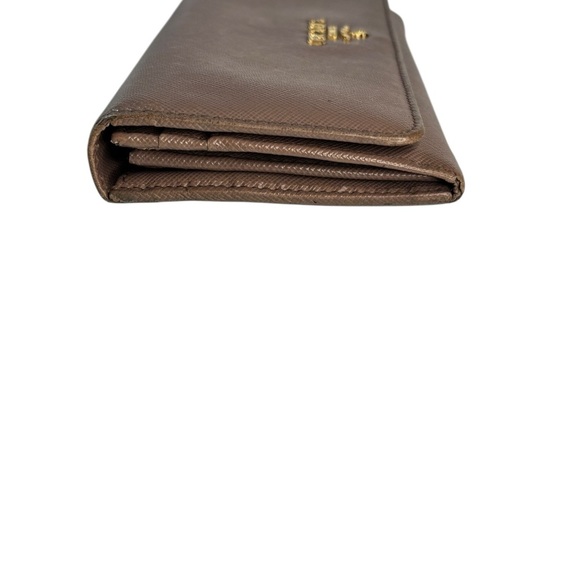 Prada Saffiano Leather Continental Wallet – Mauve - Picture 3 of 15